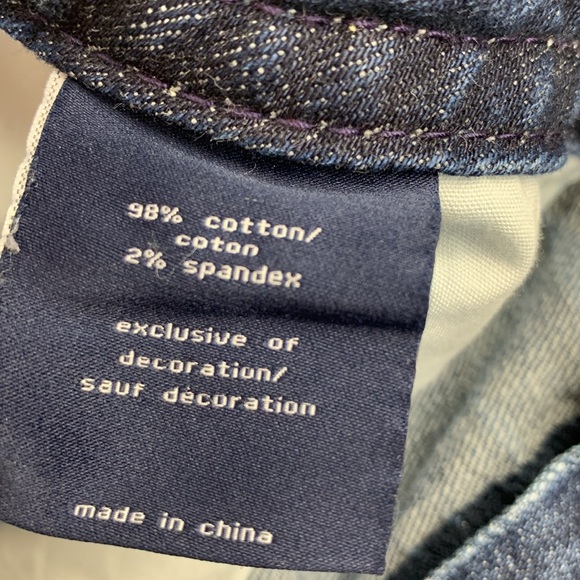 Vigoss The Chelsea Boyfriend Capri Ankle Length crop Jeans Size 11/12 Stretch - Picture 9 of 15